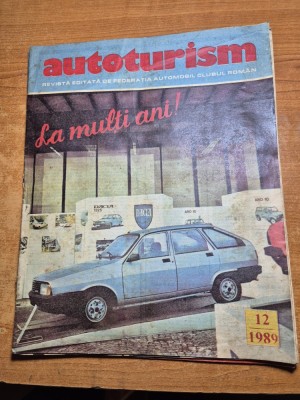 revista autoturism decembrie 1989 foto