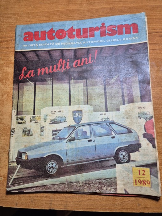 revista autoturism decembrie 1989