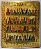Mineiul Lunii Februarie, Icona pe lemn, Rusia, Sfarsit de Sec. XIX