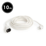 Cablu prelungitor, 3 x 1,0 mm&sup2;, Lungime cablu 5 m, Alb, Delight
