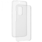 Husa pentru protectie compatibila cu Samsung Galaxy S20 FE 5G PC &amp; Glass -360&deg; (fata si spate), transparenta, Oem