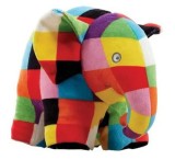 Jucarie plus Elefantul Elmer, 17 cm