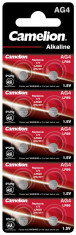 Baterii Ceas AG4 LR626 G4 1.5V 50mAh Camelion Blister 10 foto