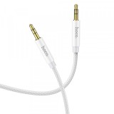 Cablu Audio 3.5mm - 3.5mm HOCO UPA19, 1m, Argintiu