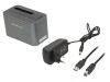 Stație de andocare USB 3.0 argintie