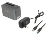Stație de andocare USB 3.0 argintie