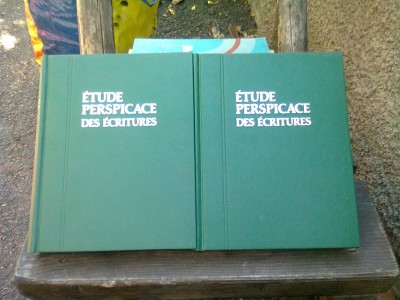 ETUDE PERSPICACE DES ECRITURES - 2 VOLUMES - VOLUME 1. AARON - JERUBBALL - VOLUME 2. JERUSALEM - ZOUZIM ET INDEX. foto