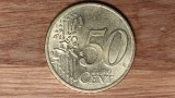 Germania - moneda de colectie - 50 euro cent 2002 A D F G -Prima harta a Europei