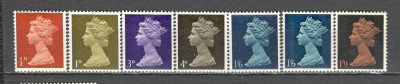 Anglia/Marea Britanie.1967 Regina Elisabeth II 7 buc. GA.56 foto