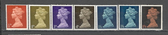 Anglia/Marea Britanie.1967 Regina Elisabeth II 7 buc. GA.109