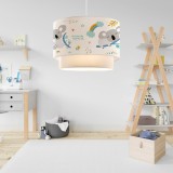 H&auml;ngeleuchte Lurgan 1 x E27 Koala-Motiv [lux.pro] HausGarden Leisure