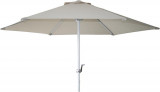 Umbrelă de soare Zina, 230 cm, 34/34 mm, cu articulație, bej