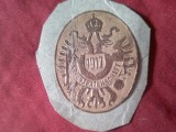 Timbru -Vigneta aurie Germania - Austria ww1 1917 pe fragment de plic