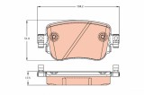 TRW GDB2042 COTEC set placute frana,frana disc