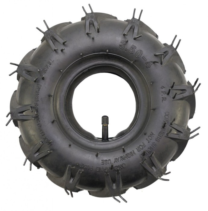 Cauciuc si camera motocultor 3.50-4 - 4PR PowerTool TopQuality