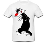 Tricou &quot; Sylvester cat cartoon &quot;