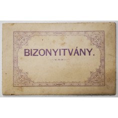 SCOALA CIVILA DE FETE , ORAVITA , CERTIFICAT DE ABSOLVIRE A CLASEI A - IV -A , TEXT IN MAGHIARA SI GERMANA , 1879