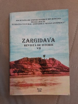 REVISTA ZARGIDAVA NR.VII/2008 foto
