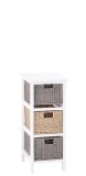 Cumpara ieftin Comoda lemn, sertare rafie 26 x 32 x 63 cm