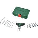 Bosch 1600A02Z9T - Set capete de insurubare si chei tubulare mixte 22 bucati