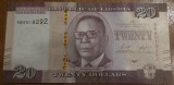 20 dollars 2022, Liberia, UNC
