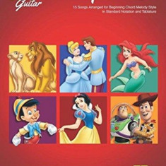 Disney Songs - Beginning Solo Guitar: 15 Songs Arranged for Beginning Chord Melody Style in Standard Notation and Tablature