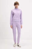 adidas trening Feelcozy culoarea violet, JX0517