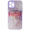 Husa iPhone 12 Pro Marmura Premium, Toc Flexibil TPU, Design Modern