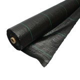 Plasa mulcire anti buruieni Breckner Germany, PP, rezistenta UV, permeabila, neagra, 2 m x 100 m, 100 gr/m2, greutate rola 20.9 kg