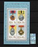 Timbre Africa de Sud, 1984 | Decoraţii militare | Bloc - MNH | aph, Militar, Nestampilat