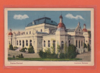AMS @ - VEDERE/ILUSTRATA VATRA-DORNEI, CASINOUL BALNEAR, 1935, necirculata foto