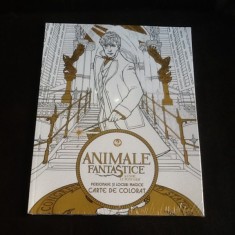 Animale fantastice - carte de colorat antistres foto