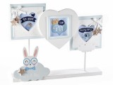 Cumpara ieftin Rama foto masa lemn It's a Boy cm 32,5 x 6 x 26,5 H