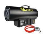 Incalzitor industrial pe gaz cu termostat, 40KW + furtun si reductor, Geko G80412