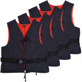 Veste de salvare, 4 buc., bleumarin, 50 N, 90+ kg