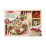 Set de joaca din lemn Melissa &amp; Doug - Petrecere cu pizza