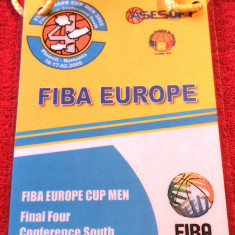 Acreditare Baschet - ASESOFT-FIBA Europe Cup (Final four Ploiesti 16-17.02.2005)