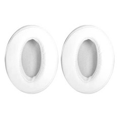 Set 2 bureti Edman pentru casti Sennheiser HD 4.50BT, HD 4.50BTNC, HD 4.40BT, HD 458BT, HD 350BT, HD 4.30G, HD 4.20, Piele ecologica, Alb