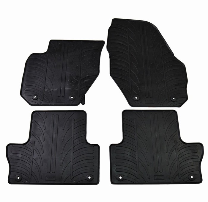 Set covorase auto din cauciuc Volvo XC60 2008-04.2017, Negru, Gledring, 4 buc. AutoDrive ProParts