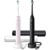 Philips Sonicare 3100 HX4072/42 periuta de dinti electrica sonica pachet duo Pink &amp; Black 1 buc