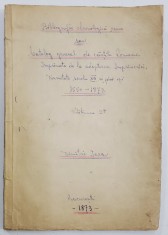 BIBLIOGRAFIA CHRONOLOGICA ROMANA SAU CATALOGUL GENERAL DE CARTI ROMANE, ED. II de DIMITRIE IARCU - BUCURESTI, 1873