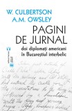 Pagini de jurnal. Doi diplomati americani in Bucurestiul interbelic - Vremea