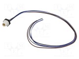 Conector M12 tată 5 pini 2A 60V IP67 drept cablu 0,5m LUTRONIC