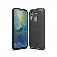 Husa Compatibila cu Huawei P smart 2019 / Honor 10 Lite Techsuit Carbon Silicone Negru
