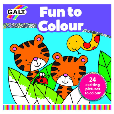 Carte de colorat Galt Fun to Colour, 24 de imagini, dezvolta imaginatia foto