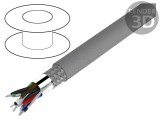 Cablu Alpha Essential 5x2x28AWG PVC Gri 300V