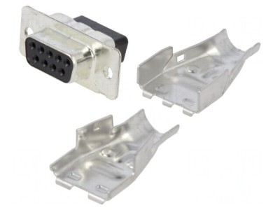 Conector D-Sub 9-Pin Mamă HDP-20 Fără Contacte Ecranat foto