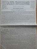 Cumpara ieftin Gazeta Transilvaniei , Numer de Dumineca , Brasov , nr. 285 , 1907