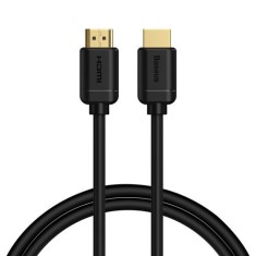 CABLU video Baseus HD Series, HDMI (T) la HDMI (T), rezolutie maxima 4K UHD (3840 x 2160) la 30 Hz, conectori auriti, 8m, negru &amp;quot;CAKGQ-E01&amp;quot; (timbru ve foto