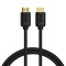 CABLU video Baseus HD Series, HDMI (T) la HDMI (T), rezolutie maxima 4K UHD (3840 x 2160) la 30 Hz, conectori auriti, 8m, negru &quot;CAKGQ-E01&quot; (timbru ve